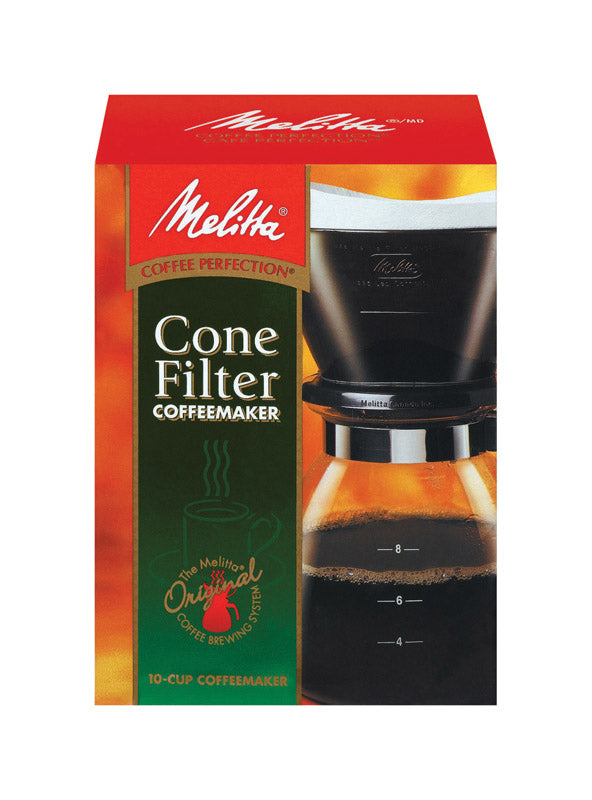 MELITTA USA INC, Melitta 10 tasses noir cafetière à bec verseur
