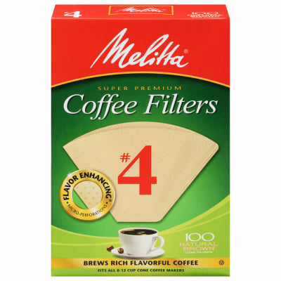 MELITTA USA INC, Melitta 12 tasses Brown Cone Coffee Filter 100 pk