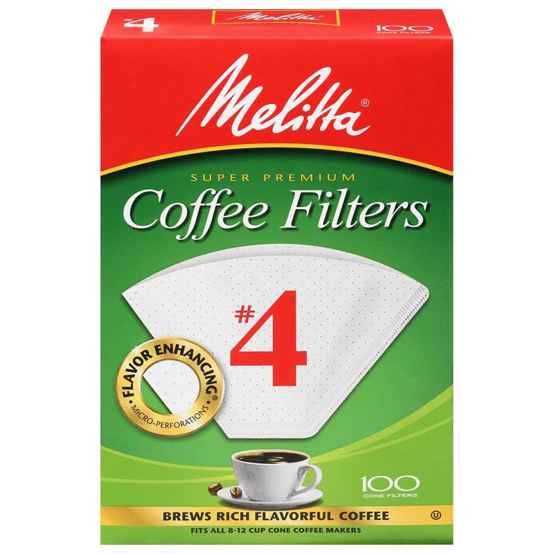 MELITTA USA INC, Melitta 12 tasses Filtre à café blanc 100 pk