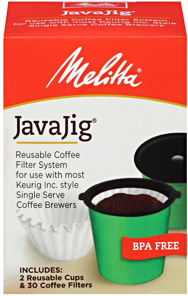 Melitta, Melitta 63228 Kit de système de filtre à café réutilisable Javajig™