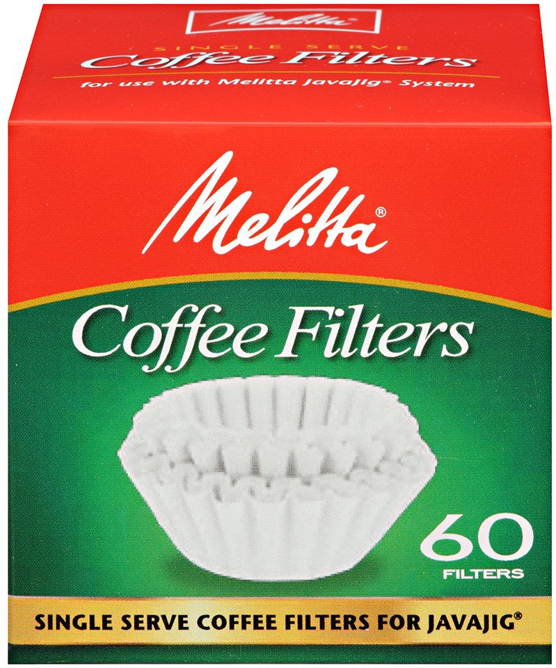 Melitta, Melitta 63229 Filtres à café à usage unique pour JavaJig™ 60 pièces
