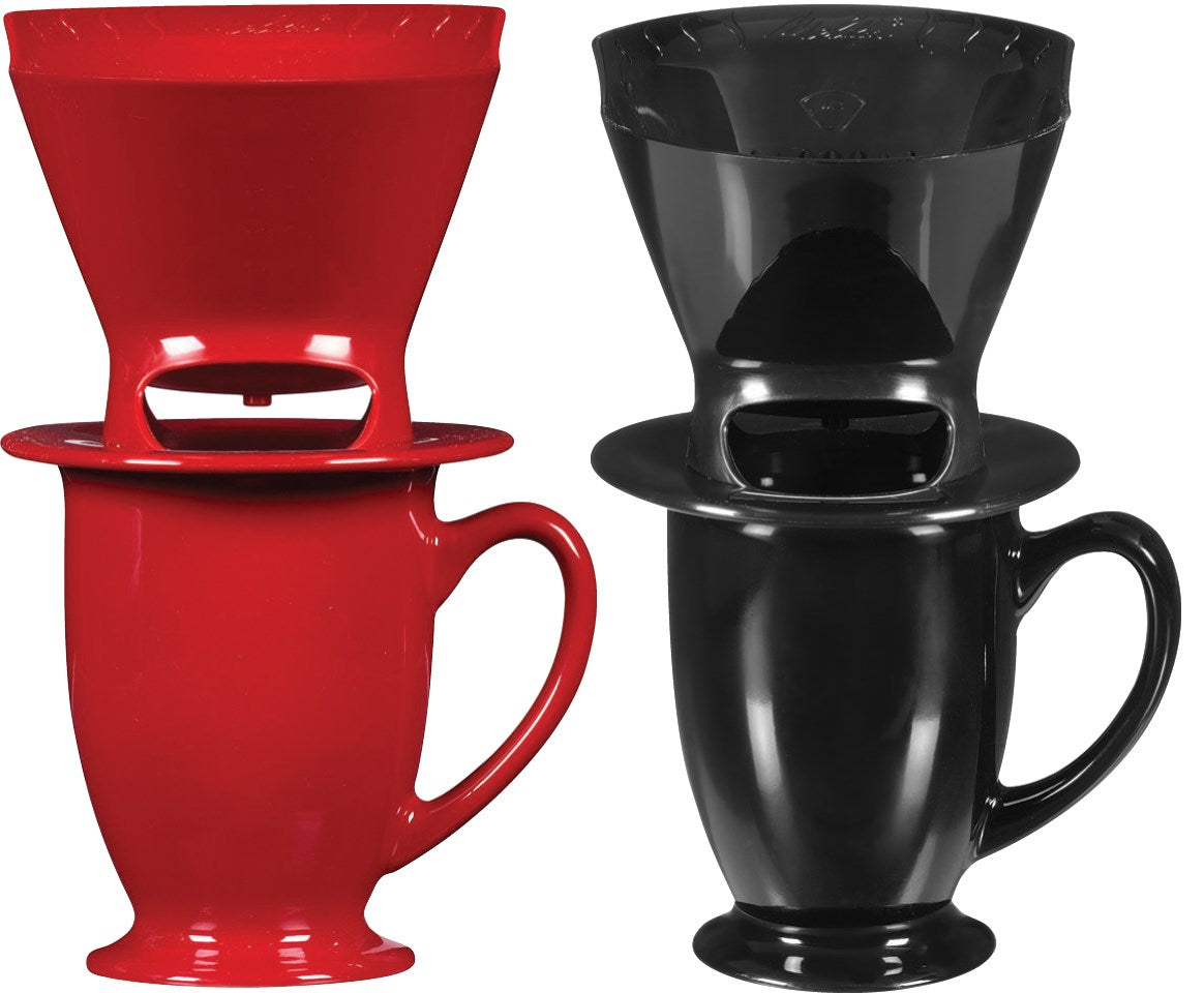 Melitta, Melitta 64012 1 Cup Pour-Over Coffee Brewer With Mug Assorted Colors (en anglais seulement)