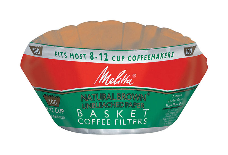 Melitta, Melitta 8-12 tasses Brown Basket Coffee Filter 1 pk