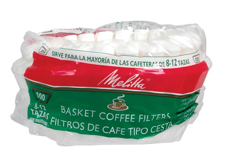 MELITTA USA INC, Melitta 8-12 tasses filtre à café blanc 100 pk