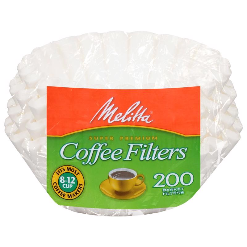 MELITTA USA INC, Melitta 8-12 tasses filtre à café blanc 200 pk