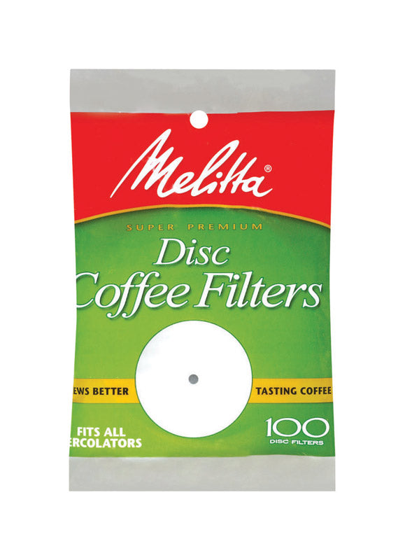MELITTA USA INC, Melitta Filtre à café à disque blanc 100 pk