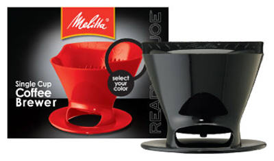 MELITTA USA INC, Melitta Ready Set Joe 1-Cup Black Pour-Over Coffee Brewer (cafetière à bec verseur)