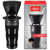 MELITTA USA INC, Melitta Ready Set Joe 16 oz Black Pour-Over Coffee Brewer Travel Mug