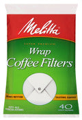 MELITTA USA INC, Melitta Super Premium Wrap Around Coffee Filters (paquet de 40)