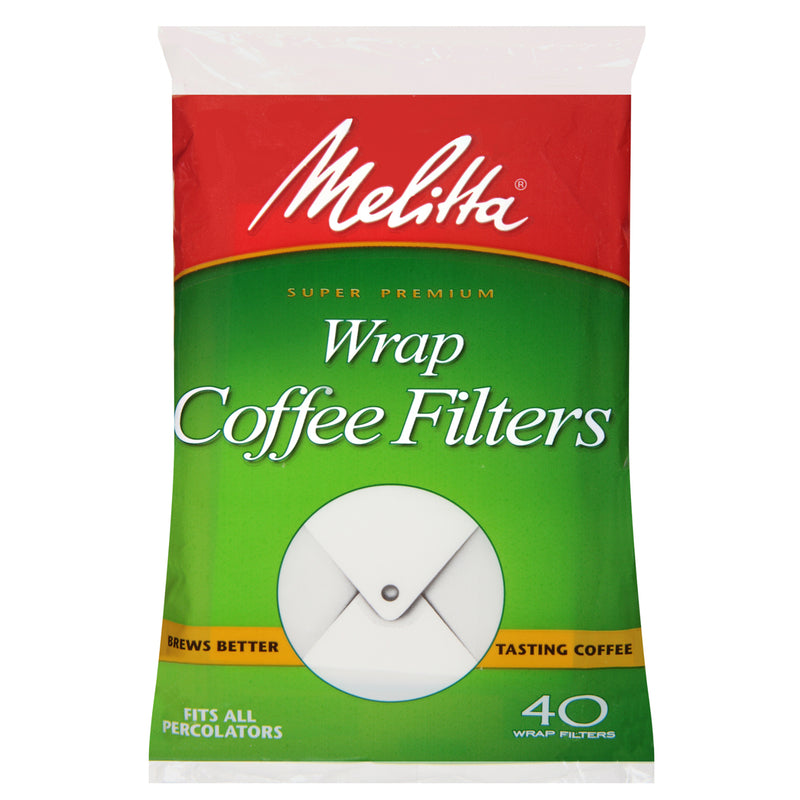 MELITTA USA INC, Melitta Super Premium Wrap Around Coffee Filters (paquet de 40)