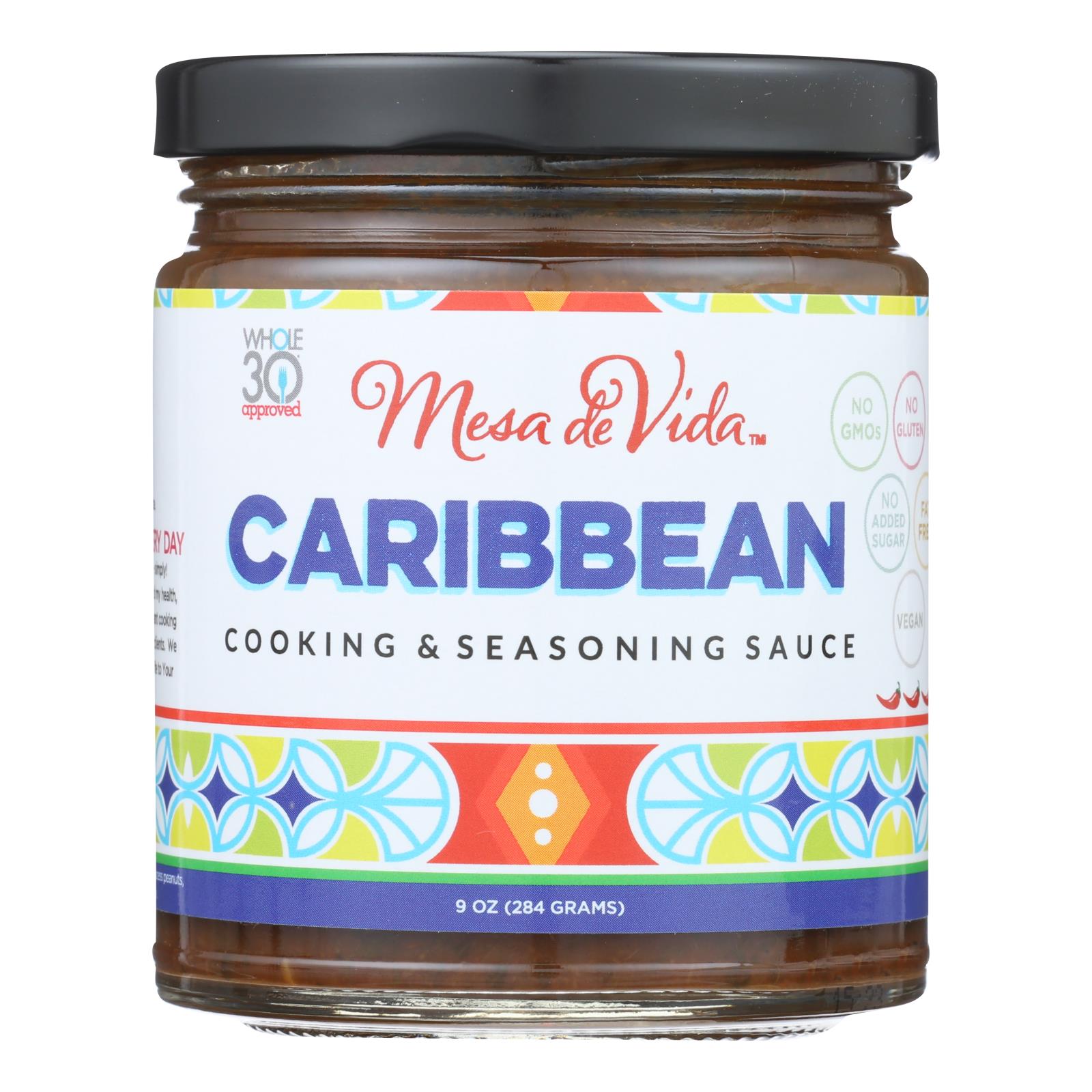 Mesa De Vida, Mesa De Vida - Sauce de cuisson des Caraïbes - Caisse de 6-9 OZ (paquet de 6)