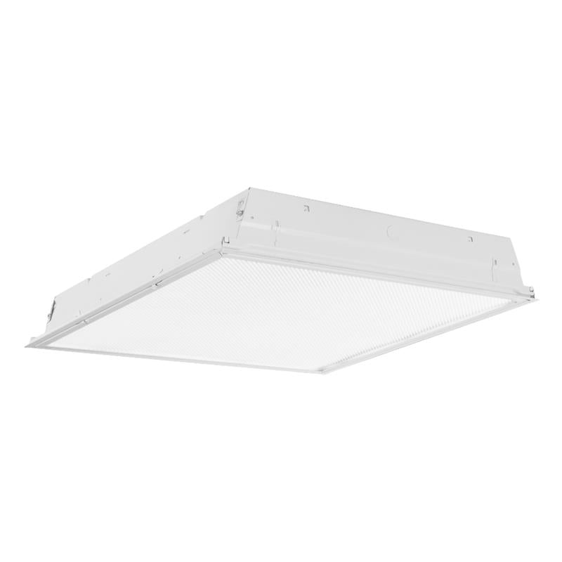 COOPER LIGHTING LLC, Metalux GRLED Series 30 W Troffer Light Fixture 3.25 in. H X 24 in. L X 24 po. L