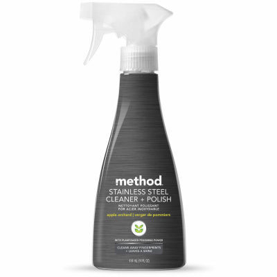 Méthode, Method Apple Orchard Scent Stainless Steel Cleaner & Polish 14 oz Spray (Pack of 6)