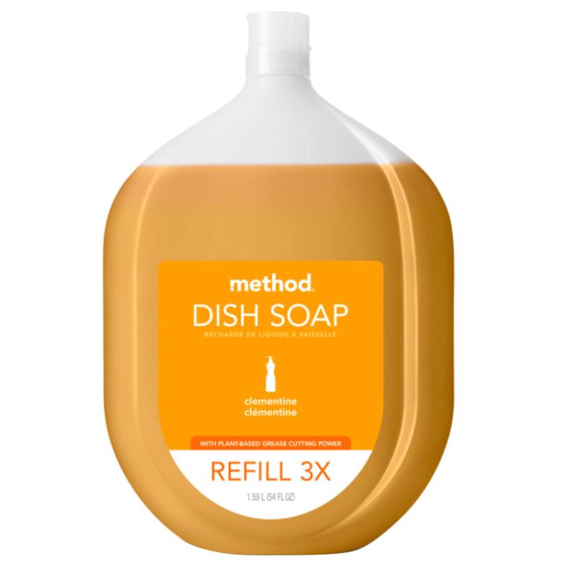 MÉTHODE PROD, Method Clementine Scent Liquid Dish Soap Refill 54 oz 1 pk (Pack of 4)