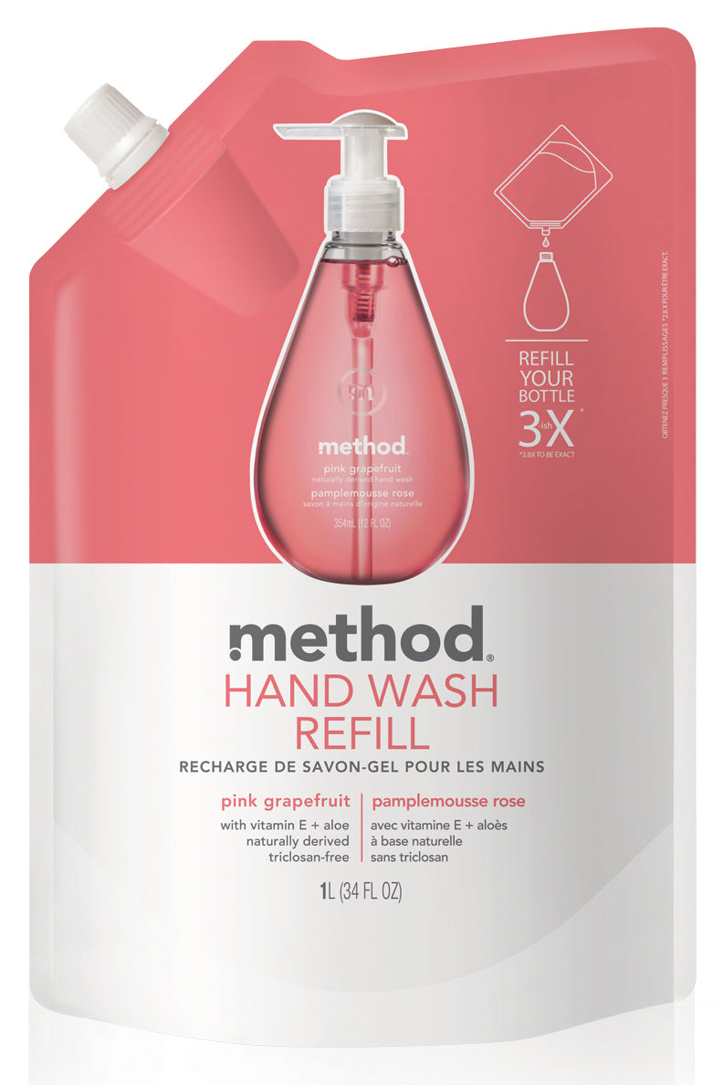 MÉTHODE PROD, Method Gel lavant pour les mains à l'odeur de pamplemousse rose 34 oz (Pack de 6)