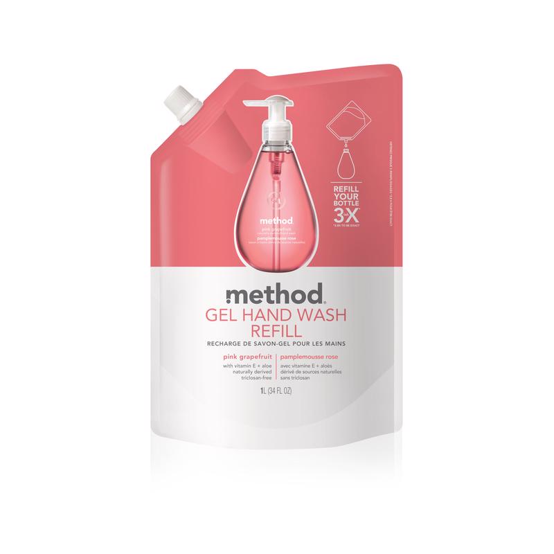 MÉTHODE PROD, Method Gel lavant pour les mains à l'odeur de pamplemousse rose 34 oz (Pack de 6)
