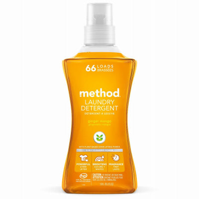 MÉTHODE PROD, Method Ginger Mango Scent Laundry Detergent Liquid 53.5 oz. 1 pk (Pack of 4)