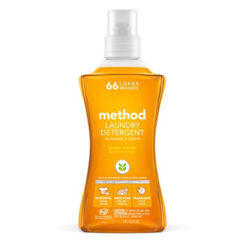 MÉTHODE PROD, Method Ginger Mango Scent Laundry Detergent Liquid 53.5 oz. 1 pk (Pack of 4)