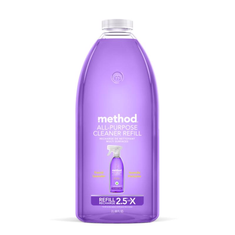 MÉTHODE PROD, Method Lavender Scent Refill All Purpose Cleaner Liquid 68 oz (Pack of 6)