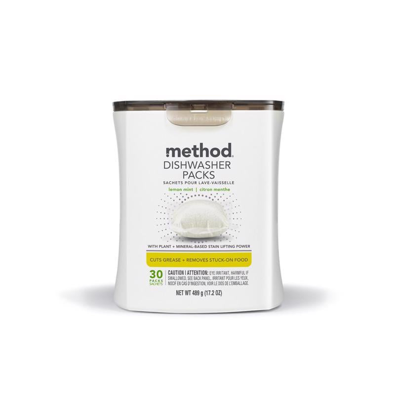 MÉTHODE PROD, Method Lemon Mint Scent Dishher Detergent Pods 17.2 oz 30 pk