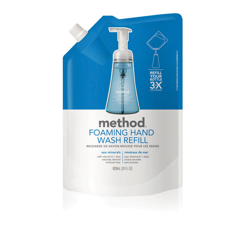 MÉTHODE PROD, Method Savon à main en mousse à l'odeur de minéraux de mer 34 oz (paquet de 6)