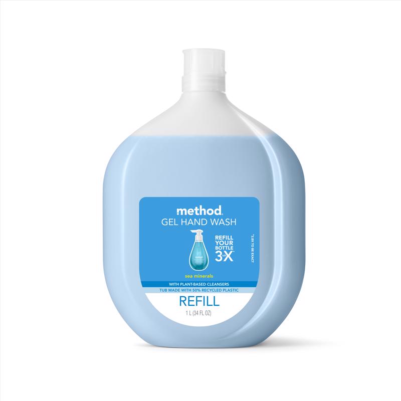 Méthode, Method Sea Minerals Scent Antibacterial Gel Hand Wash 34 oz (Pack of 4)