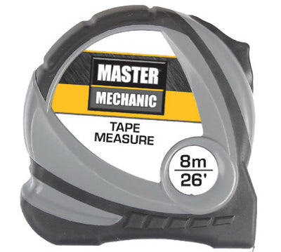 Maître mécanicien, Mètre ruban métrique, 1 x 26-Ft, 8-M. (Pack de 4)