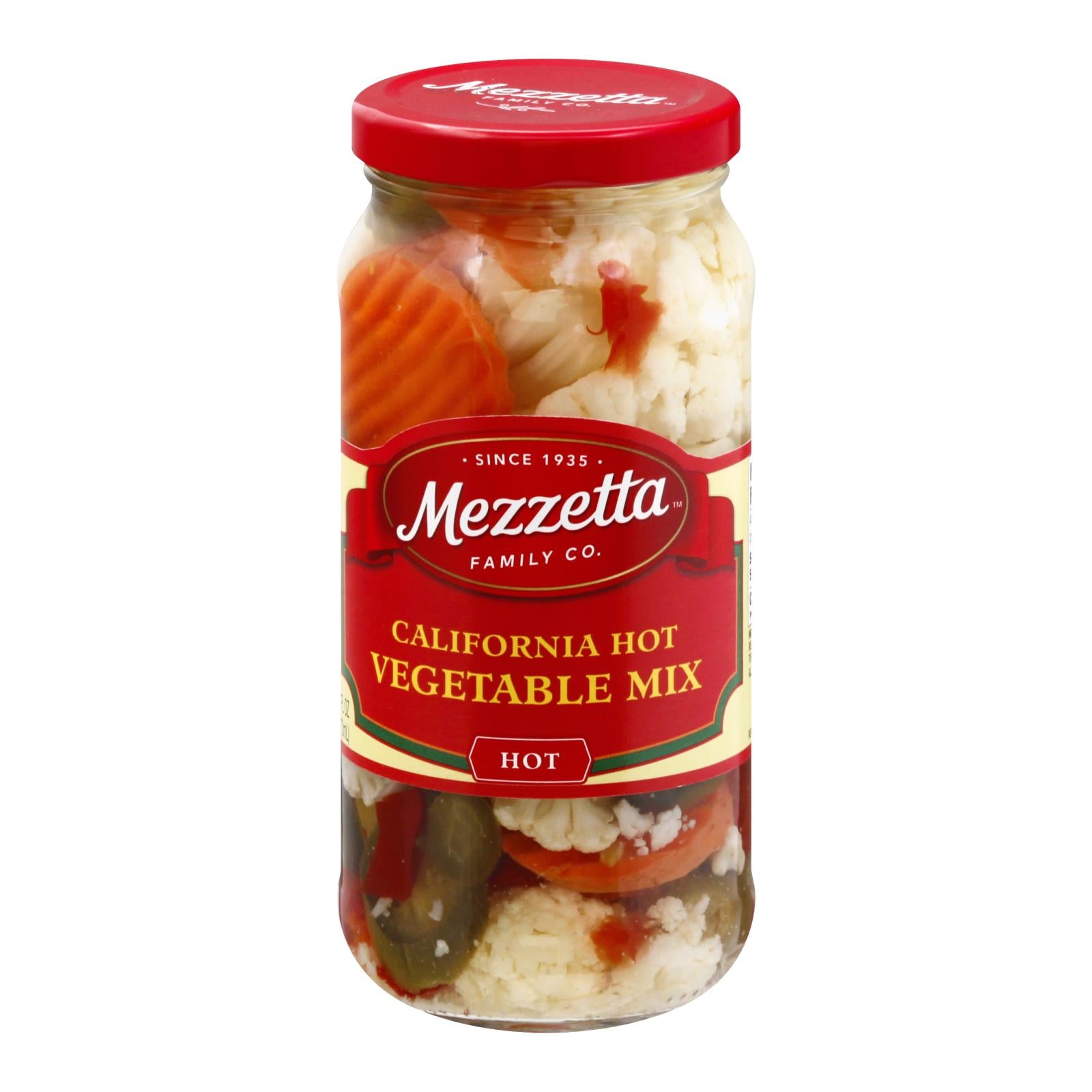 Mezzetta, Mezzetta California Hot Mix Légumes - Caisse de 6 - 16 oz (paquet de 6)