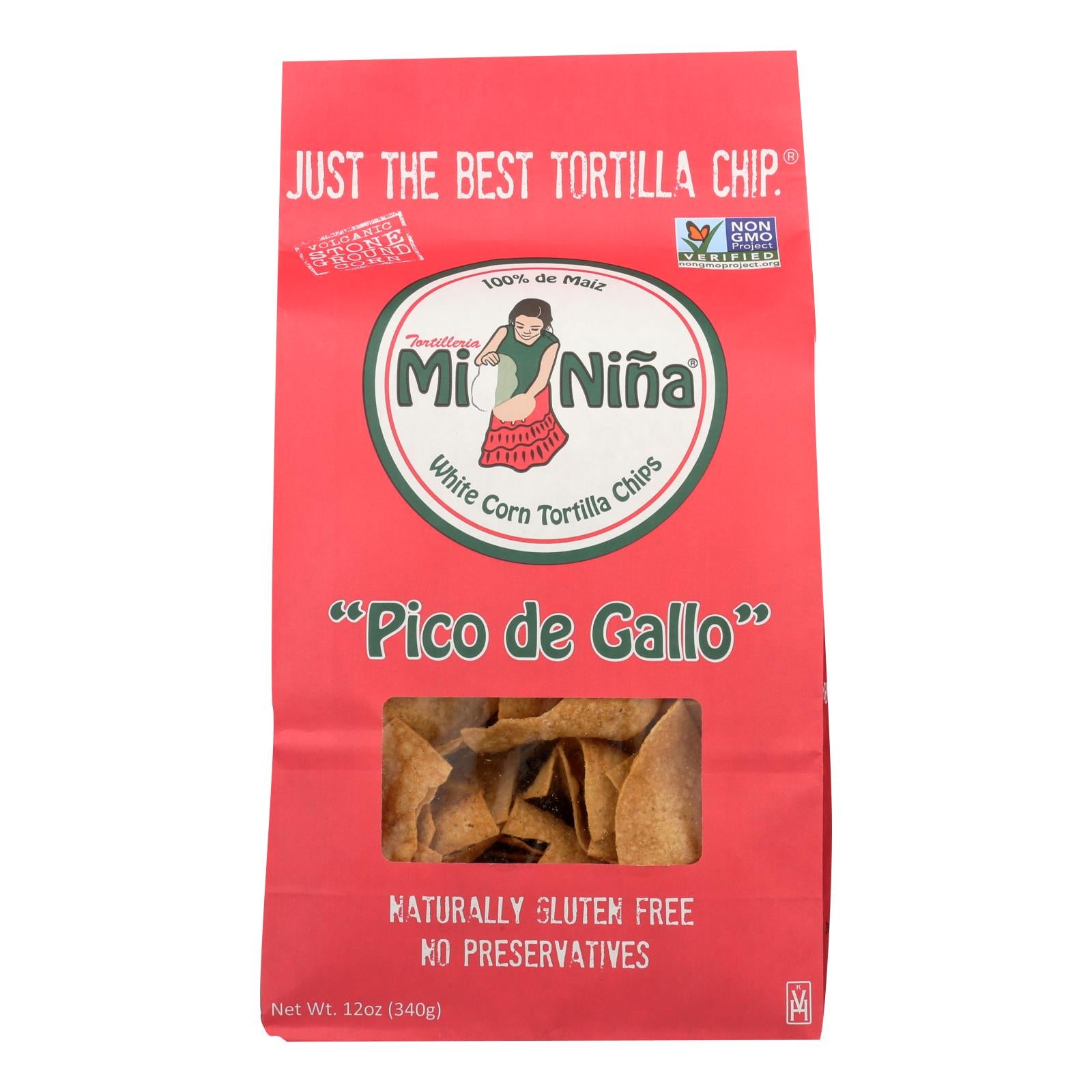 Mi Nina, Mi Nina - Tort Chip Pico De Gallo - Caisse de 9 - 12 OZ (paquet de 9)