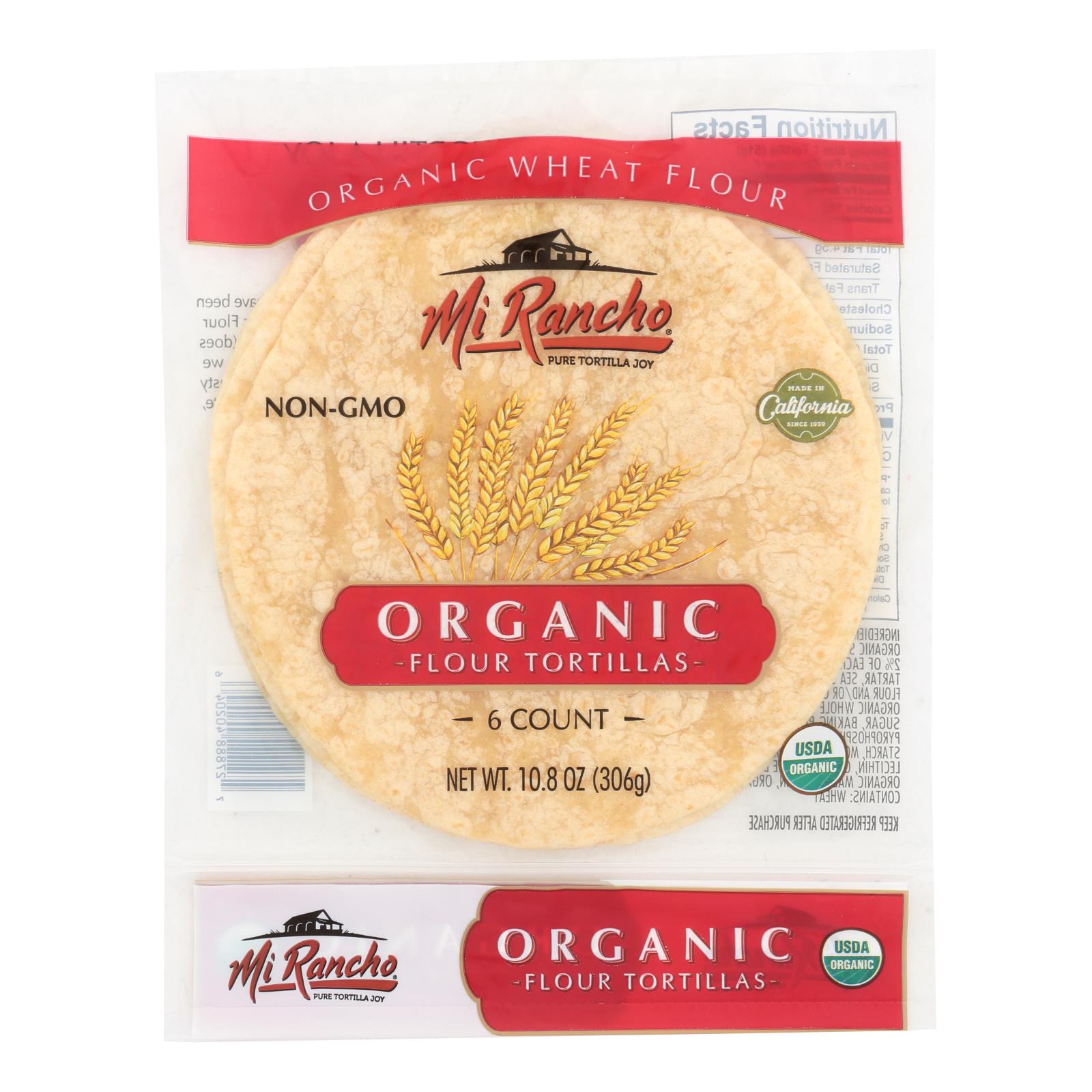 Mi Rancho, Mi Rancho - Tortilla Og2 Flour 6ct Sm - CS of 12-10.8 OZ (Pack of 12)