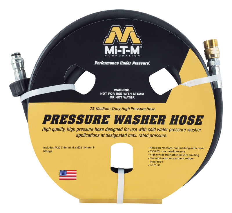 MI-T-M CORP, Mi-T-M 3500 psi 23 ft. L Pressure Washer Extension Hose