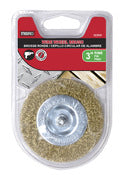 Richelieu America Ltd., Mibro 3 in. Fine Wire Wheel Brush Brass Coated Steel 4500 rpm 1 pc