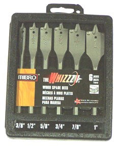 Mibro, Mibro 476940 6 Piece The Whizzz® Spade Wood Bit Set