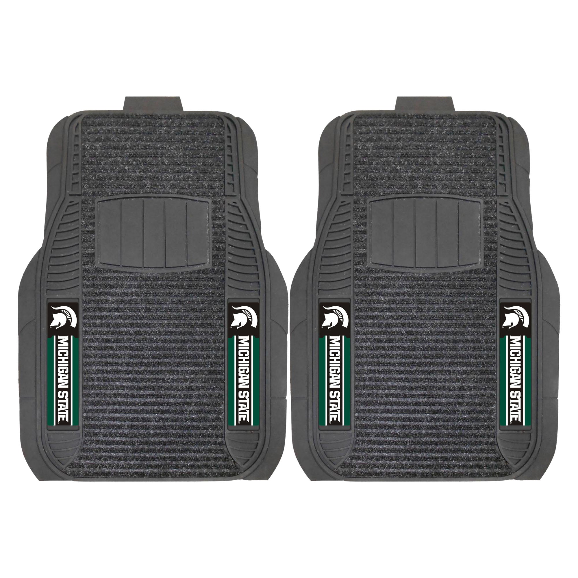 FANMATS, Michigan State University 2 Piece Deluxe Car Mat Set