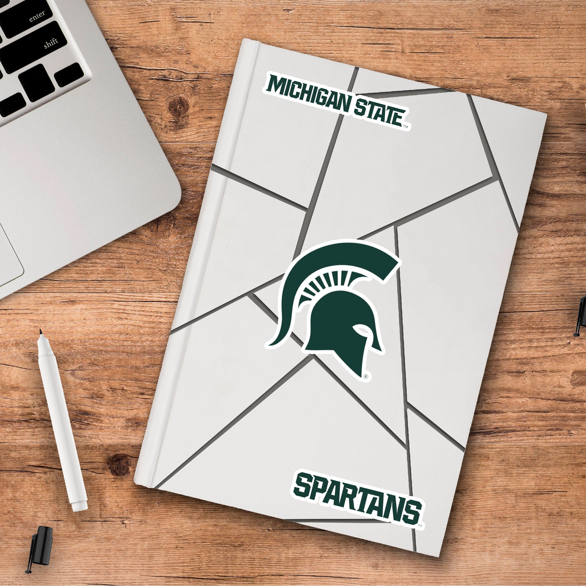 FANMATS, Michigan State University 3 Piece Decal Sticker Set