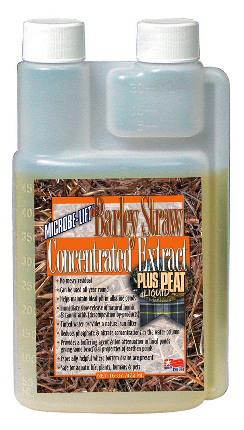 Levée de microbes, Microbe Lift BSEP16 16 Oz Barley Straw Concentrate Plus Peat Extract Concentrate