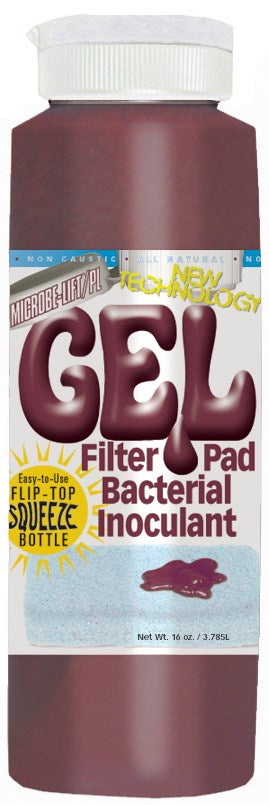 JENSEN DISTRIBUTIONS SERVICES, Microbe Lift Gel16 16 Oz Gel Filter Pad Bacterial Inoculant