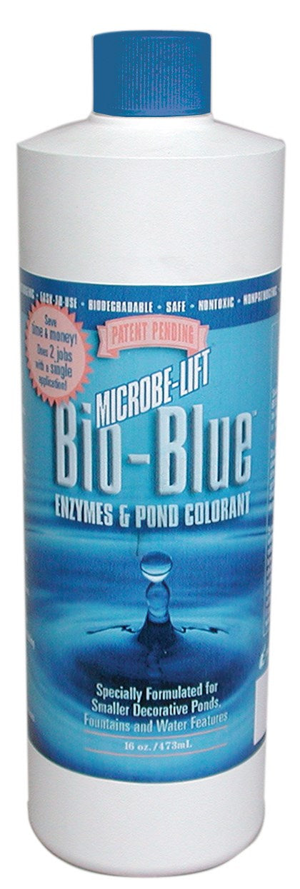 Microbe Lift, Microbe Lift Mlbb16 16 Oz Microbe-Lift Bio-Blue Enzymes & Pond Colorant (Pack de 12)