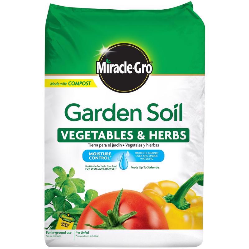 Miracle-Gro, Miracle Gro 73759430 1 Cu Ft Garden Soil for Vegetable& Herbs (Pack of 50)