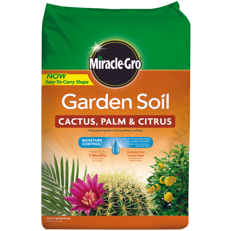 Miracle-Gro, Miracle-Gro Cacti, Citrus and Palm Garden Soil 1.5 ft (Pack of 50)