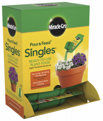 La société Scotts Miracle-Gro, Miracle-Gro Pour & Feed Singles Nourriture liquide pour plantes 2 oz (paquet de 24)