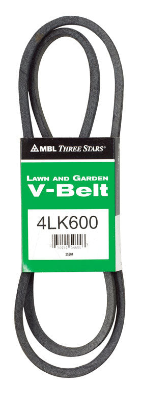 MBL USA, Mitsuboshi Super KB 4LK600 Courroie trapézoïdale 0.5 in. W X 60 in. L pour tondeuses autoportées