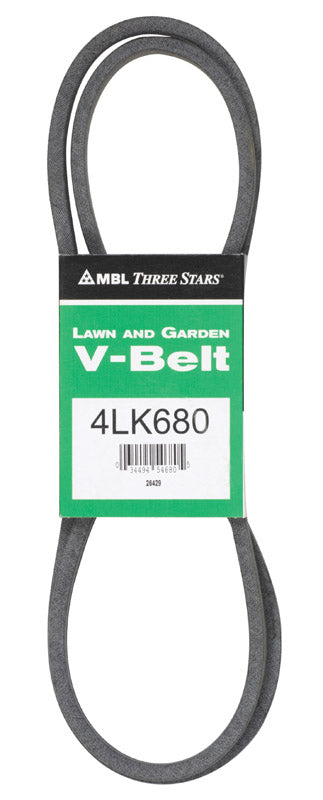 MBL USA, Mitsuboshi Super KB 4LK680 Courroie trapézoïdale 0.5 in. W X 68 in. L pour tondeuses autoportées