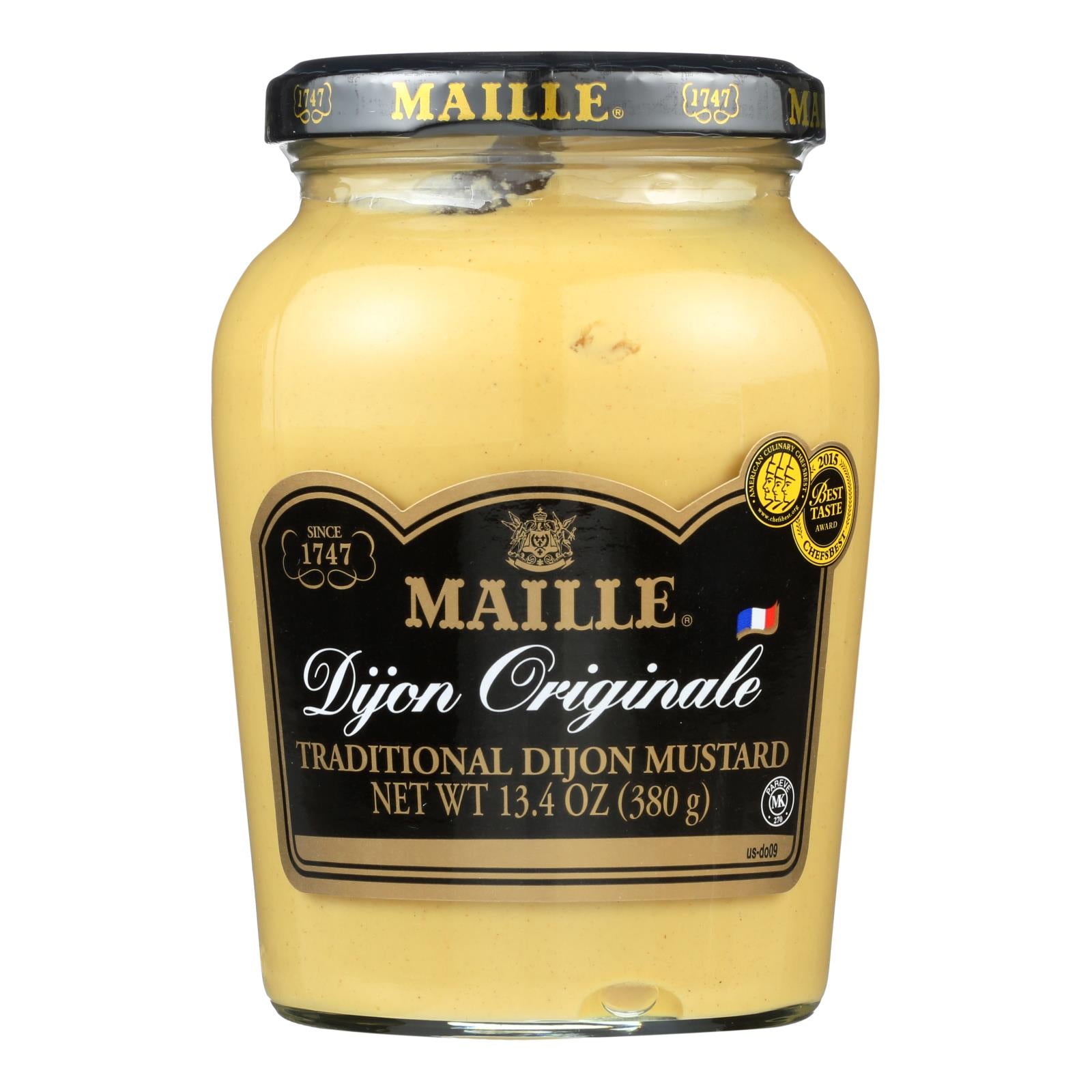 Maille, Moutarde de Dijon Maille - Originale - Caisse de 6 - 13.4 oz (Paquet de 6)