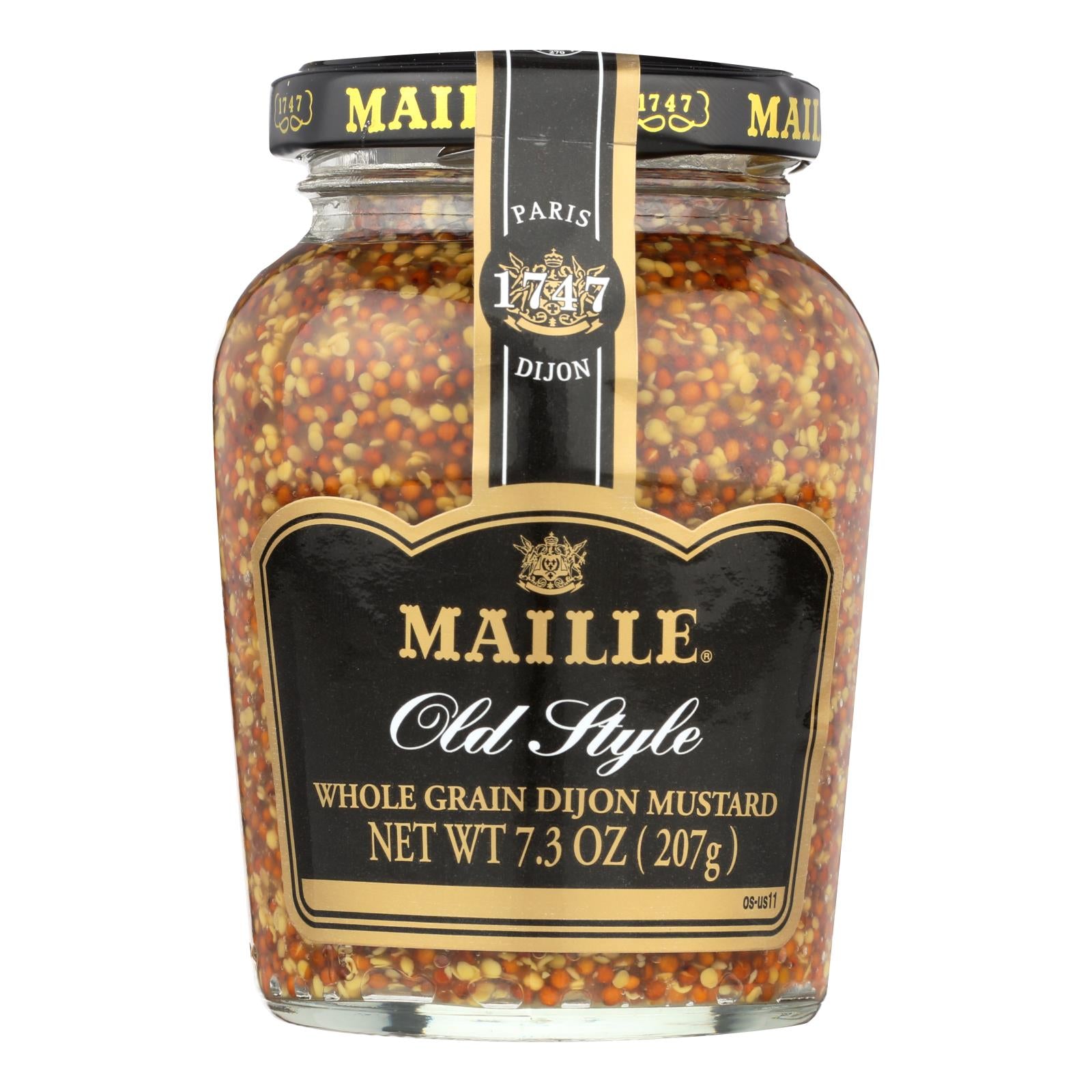 Maille, Moutarde de Dijon à l'ancienne à grains entiers Maille - caisse de 6 - 7.3 oz (paquet de 6)