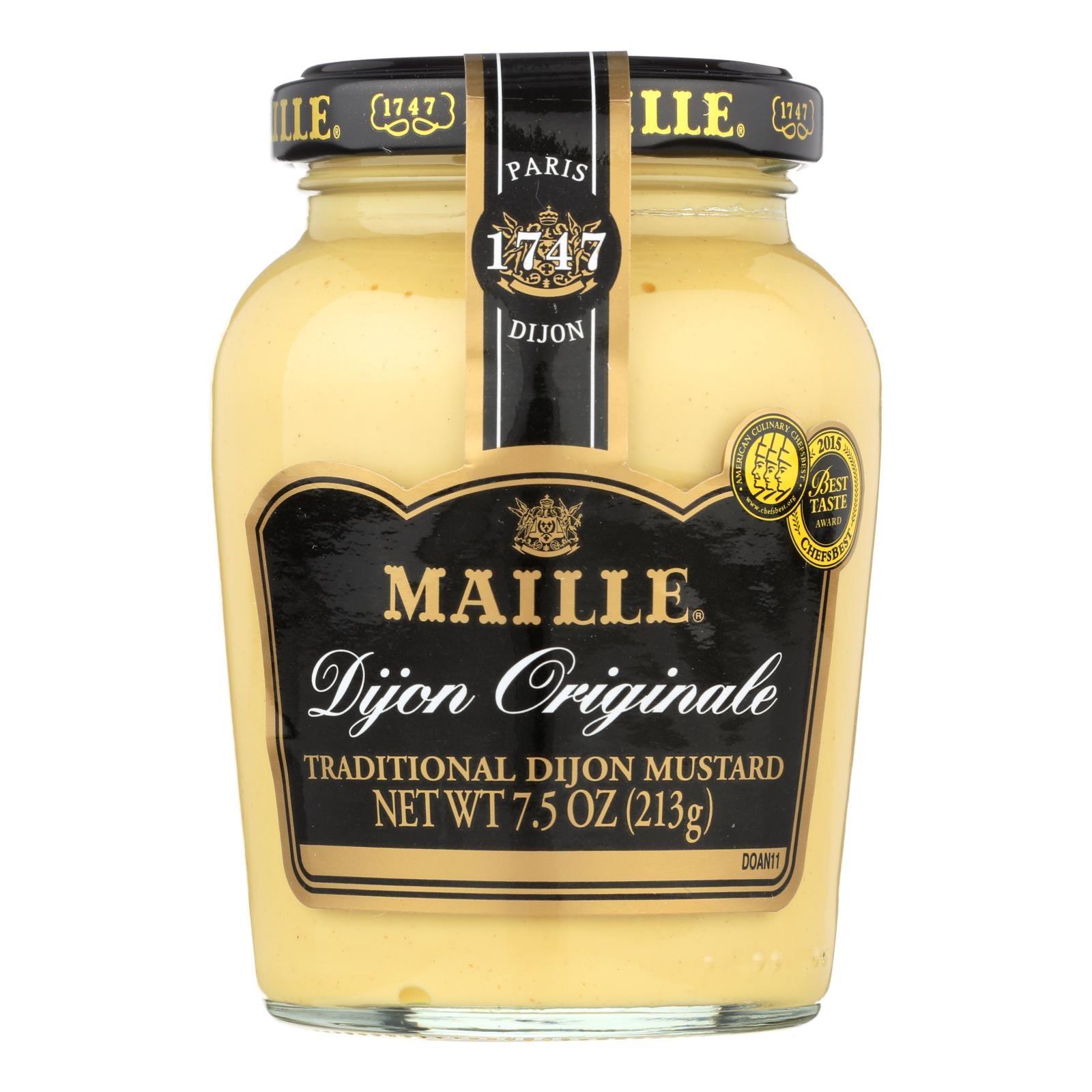 Maille, Moutarde de Dijon originale Maille - caisse de 6 - 7.5 oz (paquet de 6)