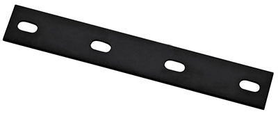 NATIONAL MFG SALES CO, National Hardware 10 in. H X 1.5 in. W X 0.125 in. D Plaque de réparation plate en acier au carbone noir