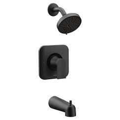 Moen, Noir mat Posi-Temp(R) baignoire/douche