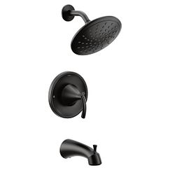 Moen, Noir mat Posi-Temp(R) baignoire/douche