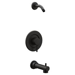 Moen, Noir mat Posi-Temp(R) baignoire/douche